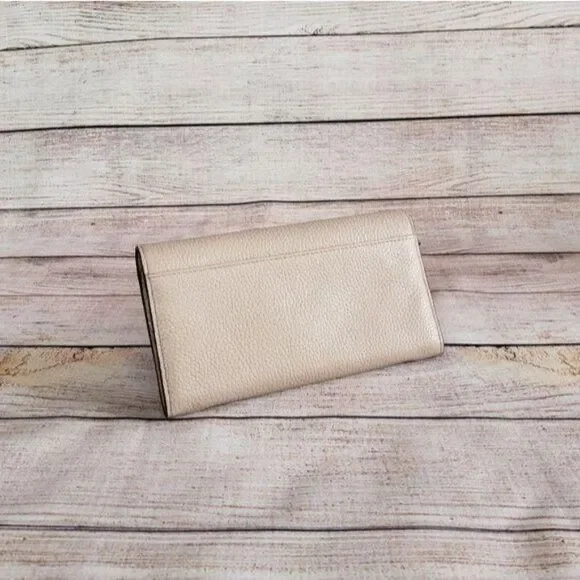 NWT Kate Spade Leather Milou Rosewood Place Wallet w/ Removable Chain Handle